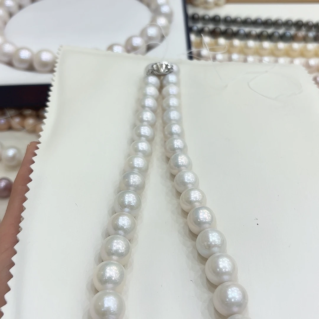 未镶嵌淡水珍珠项链11-14有核