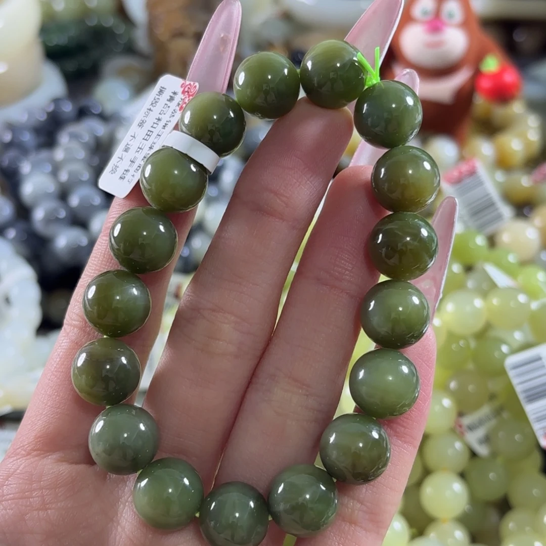 和田玉未镶嵌手链193