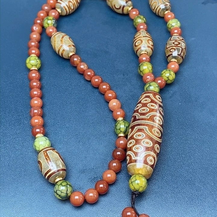 玛瑙/玉髓颈饰合金