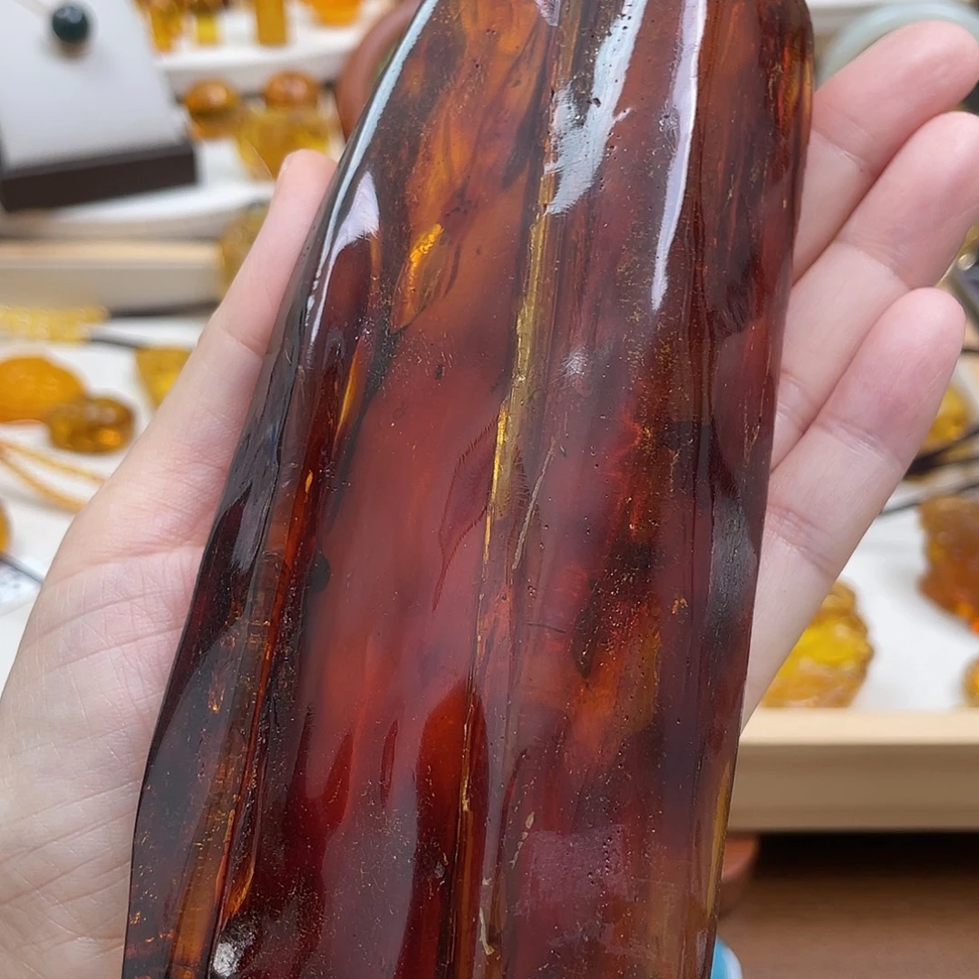 虫珀未镶嵌珠宝奇石植物。珀 墨西哥蓝  珀164.6克