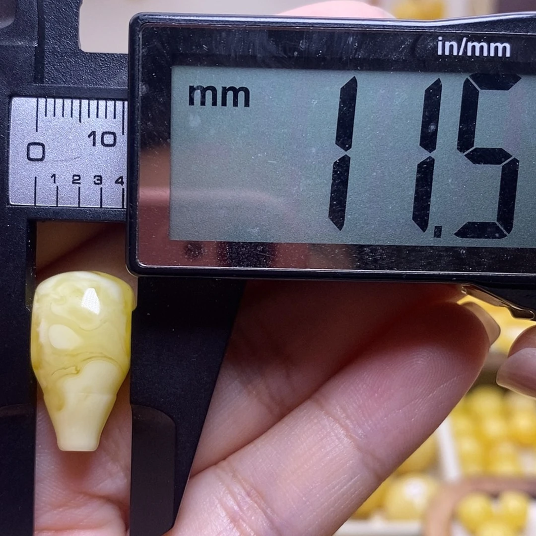 未镶嵌琥珀裸石蜜蜡三通