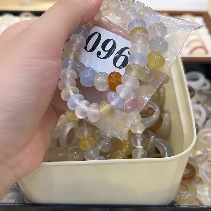 玲***岛玛瑙/玉髓合金戒指96