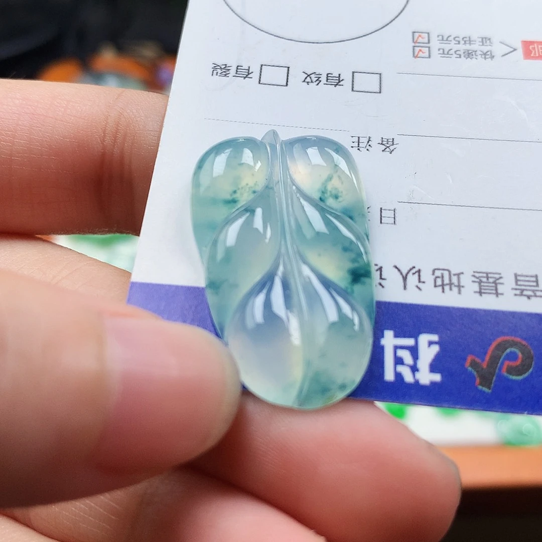 吊坠(不含链)未镶嵌翡翠叶子