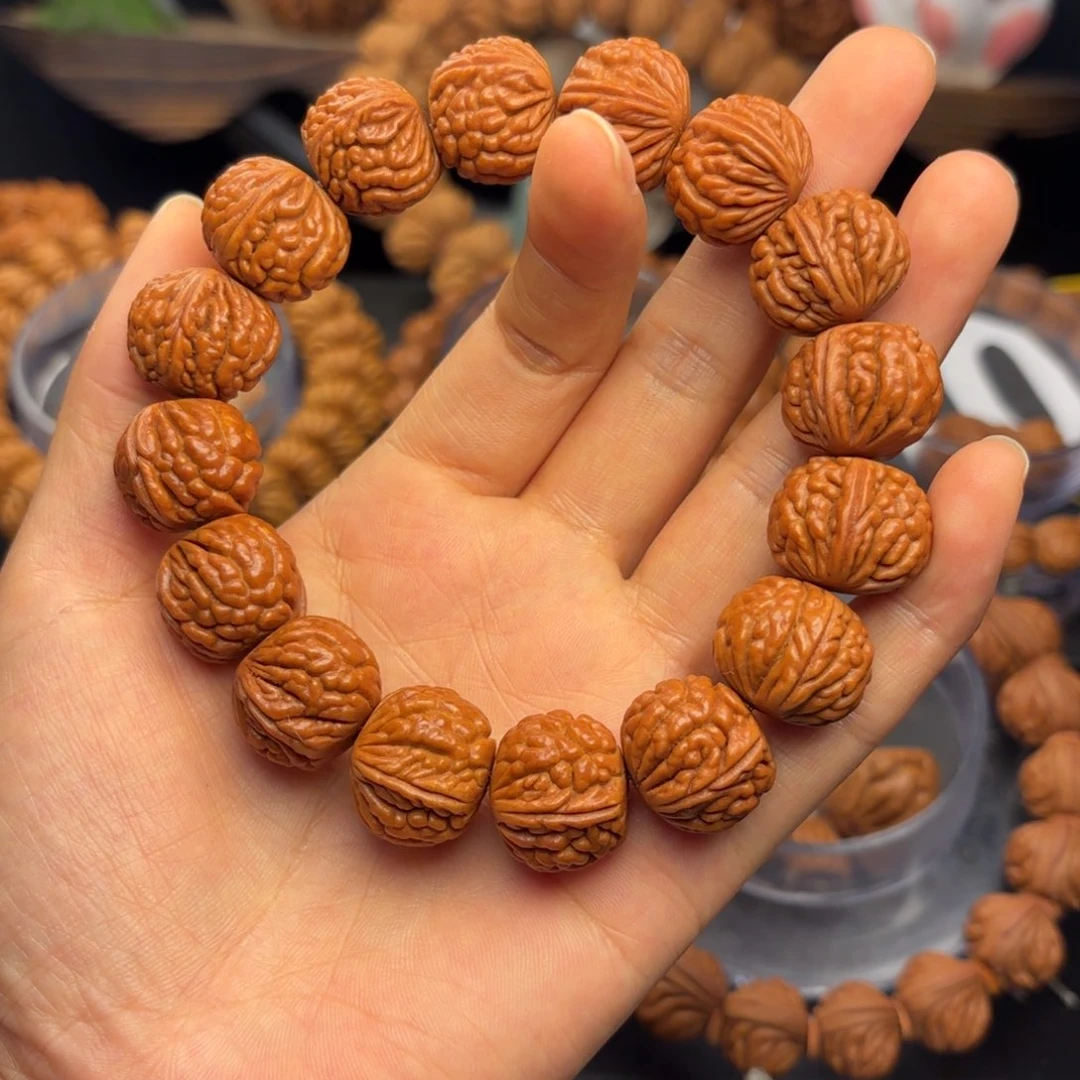 桃核手串✔野生满天星1.7尺寸