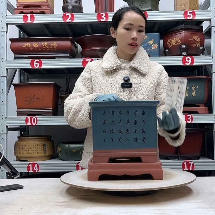 紫砂花盆紫砂花盆