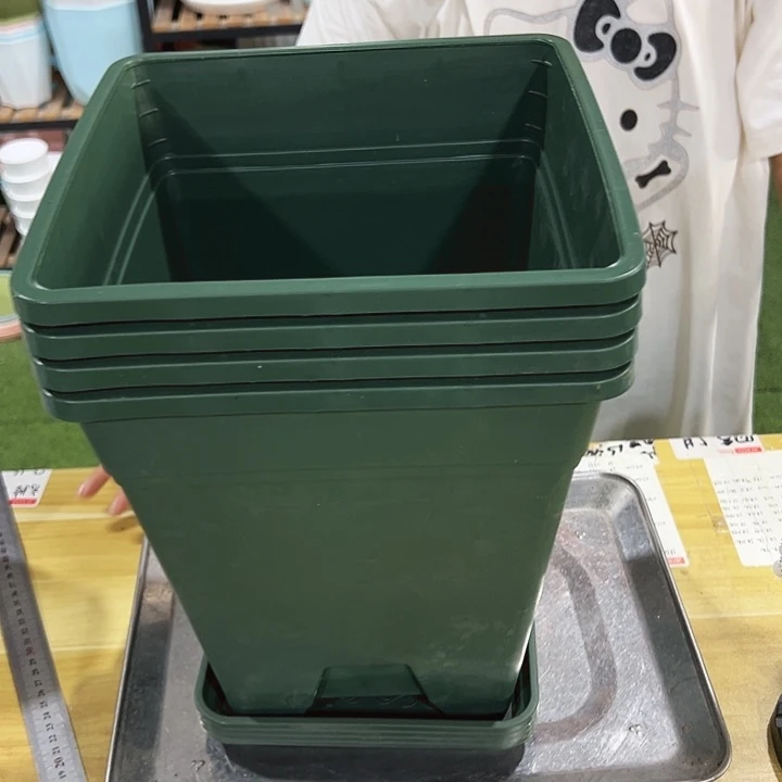 特价方盆口23高26军绿带托4只