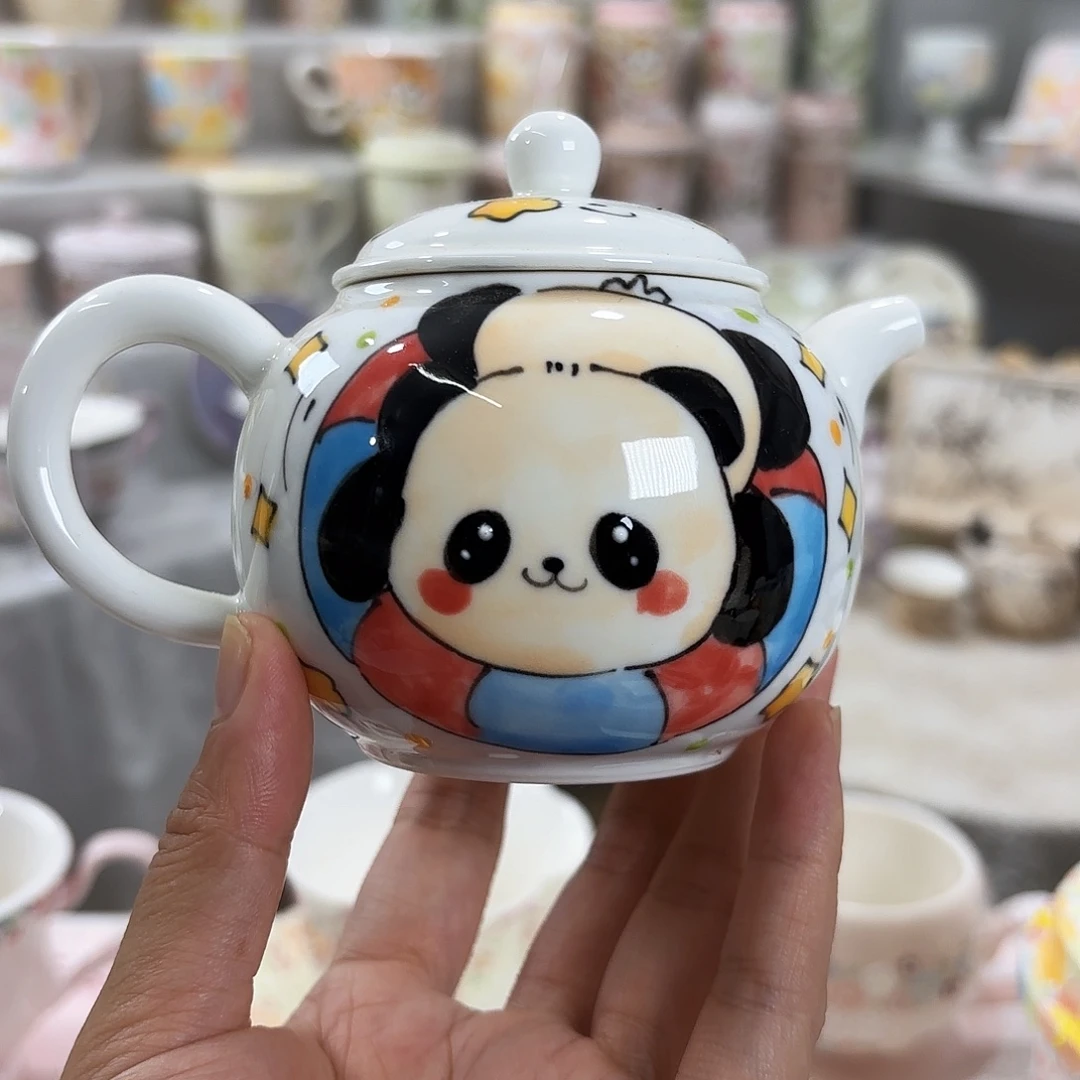 手绘创意高温釉下彩陶瓷