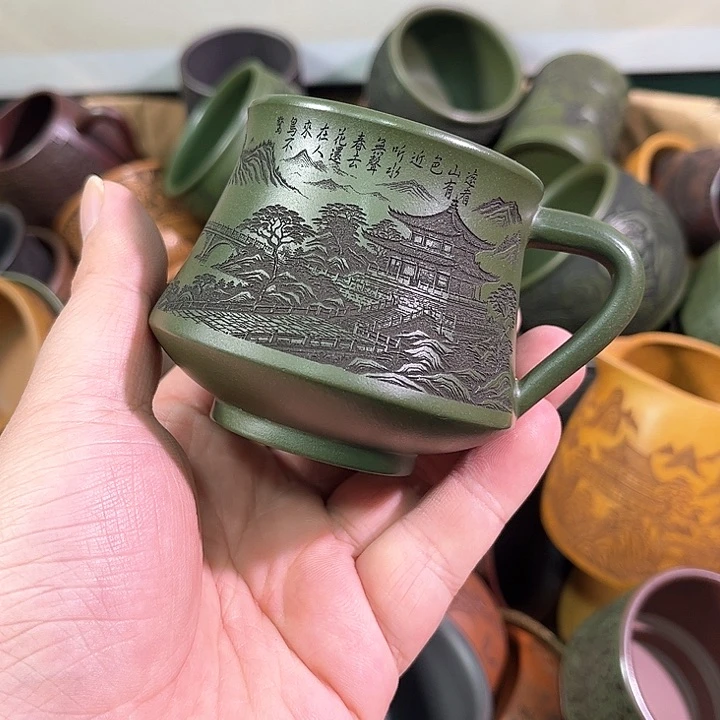 茶杯紫砂全手工紫砂主人杯