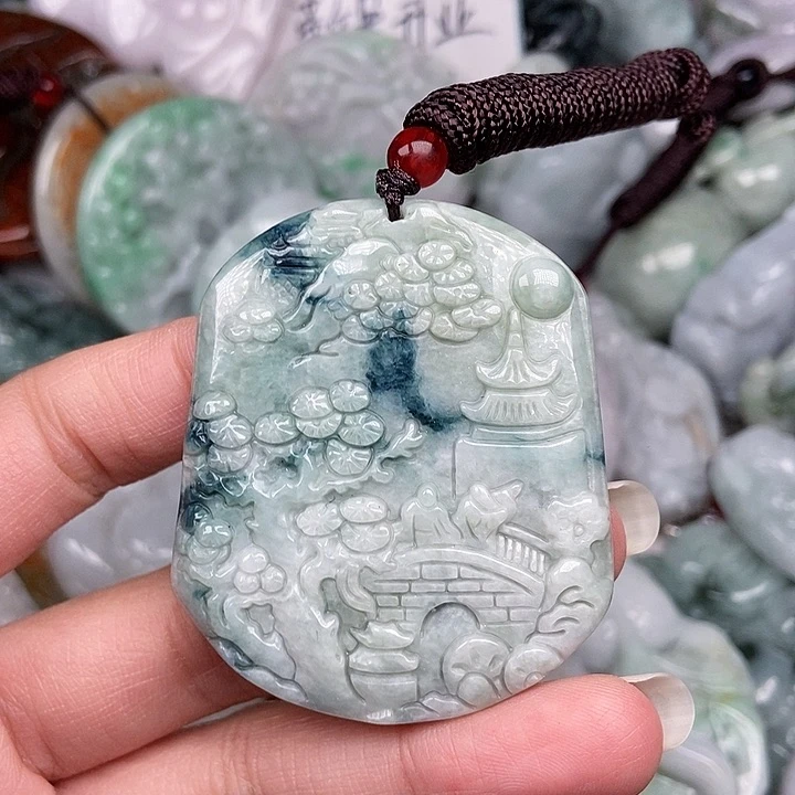 颈饰未镶嵌翡翠翡翠