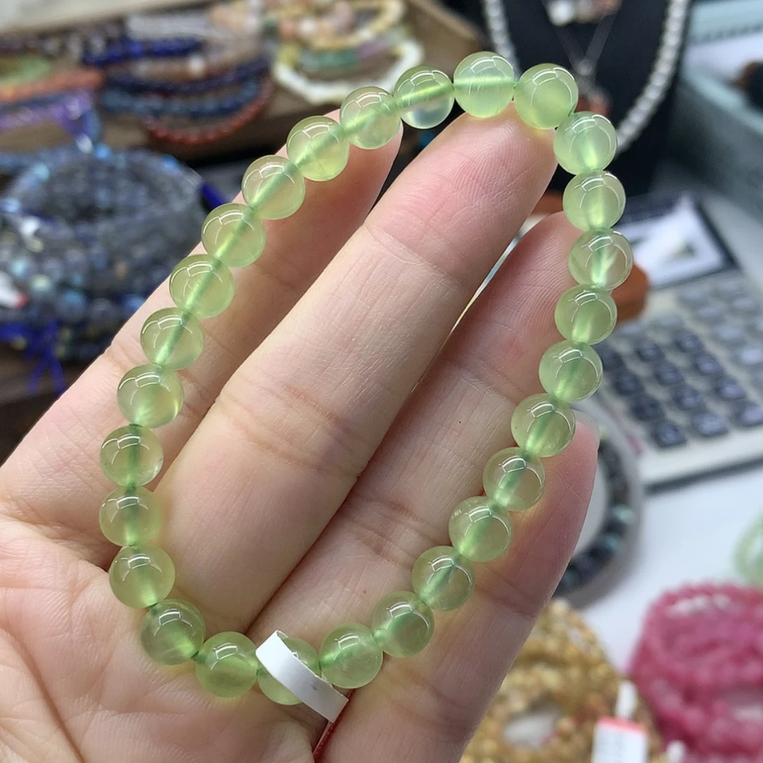 【闪购商品】葡萄石手串未镶嵌手串