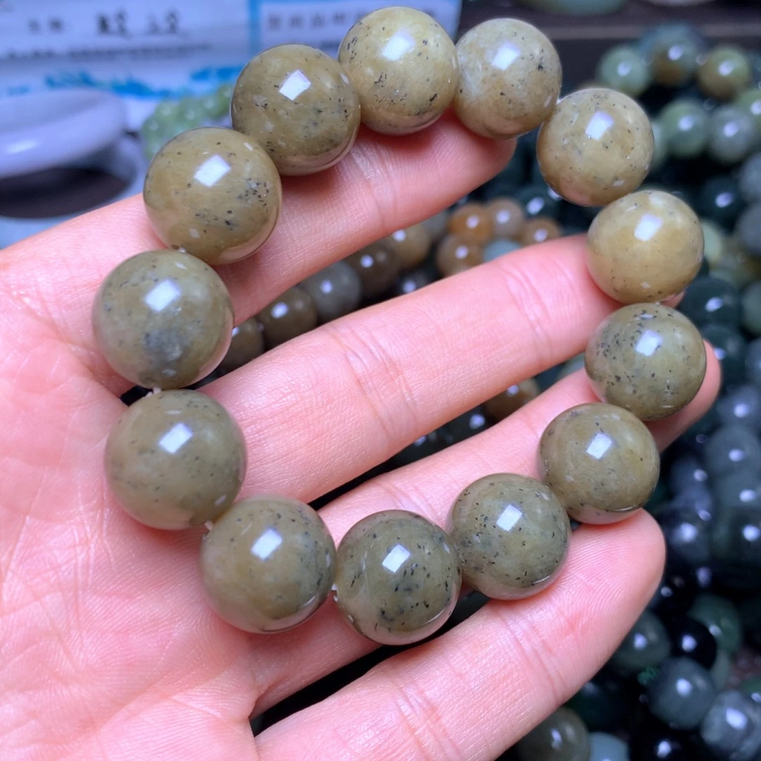 和田玉未镶嵌手串16