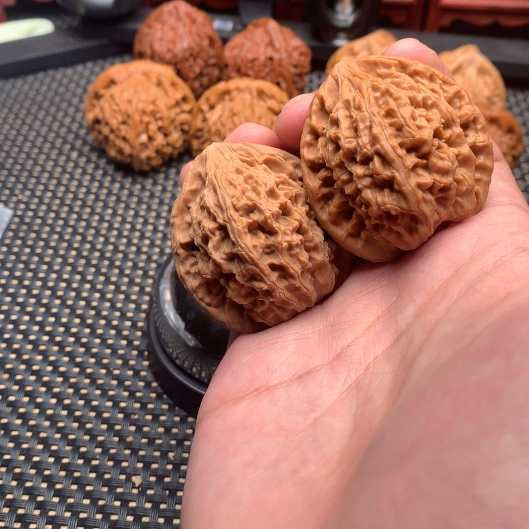 文玩核桃吊坠二扁41