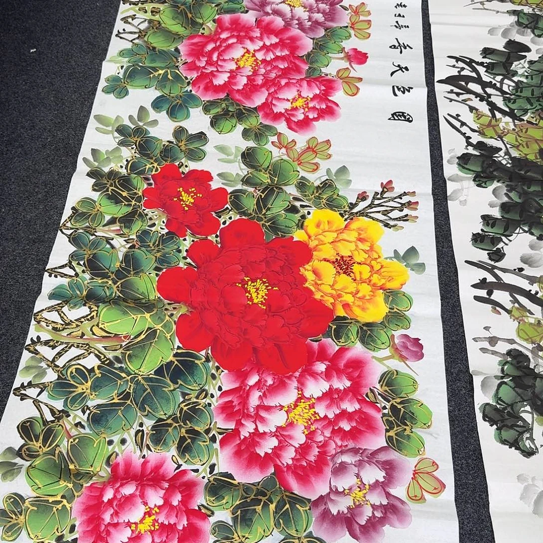 纯手绘国画作品好