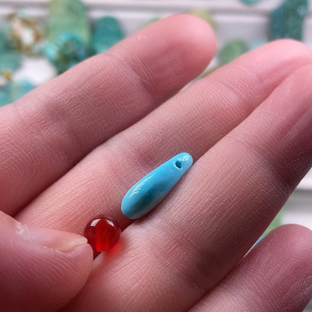 南红玛瑙未镶嵌颈饰