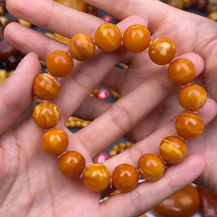 琥珀未镶嵌裸石蜜蜡M