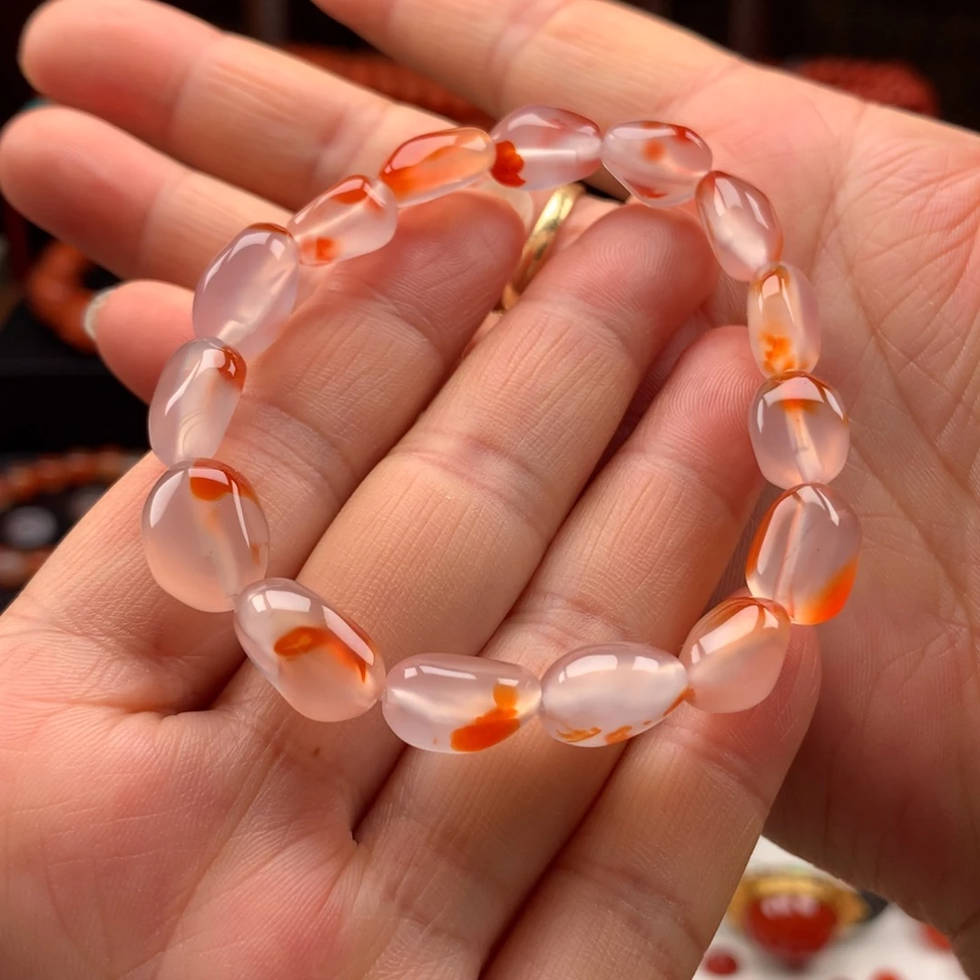 南红玛瑙手串未镶嵌