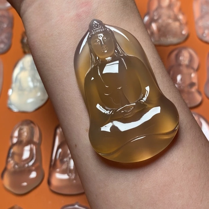 玛瑙/玉髓吊坠未镶嵌@****房