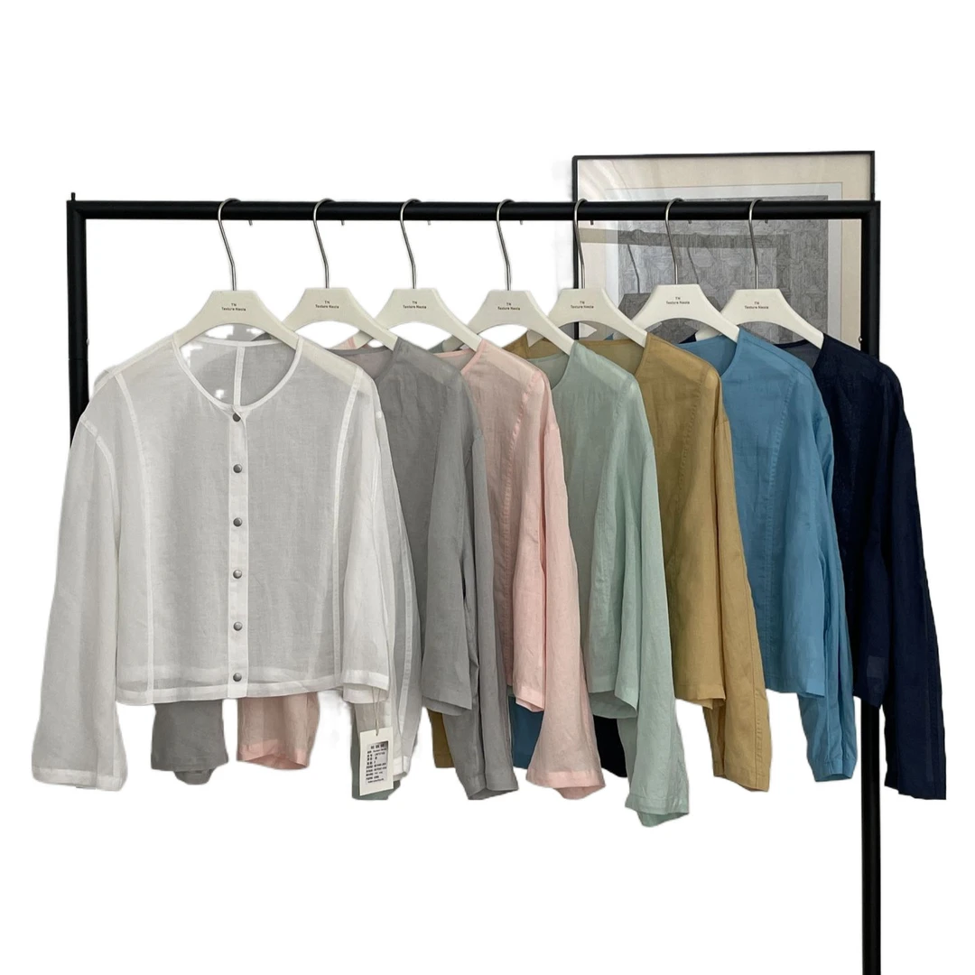 长袖2025年【衬衫夏季女轻奢薄款】防晒初上衣11182新款高级感简