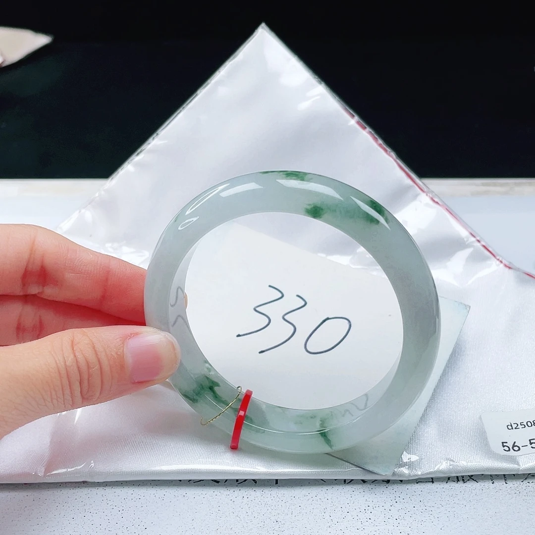 翡翠未镶嵌手镯56+正圈