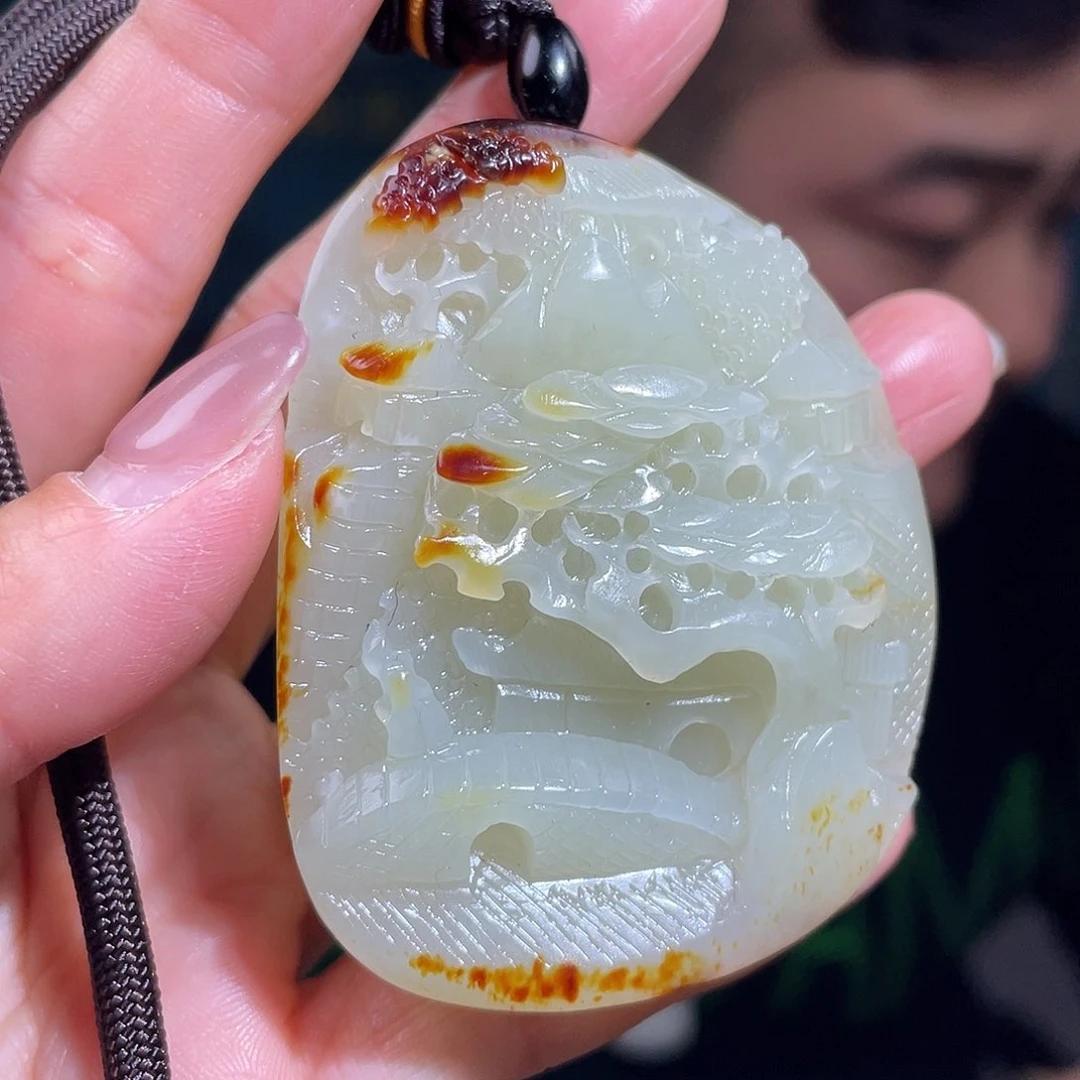 和田玉颈饰未镶嵌