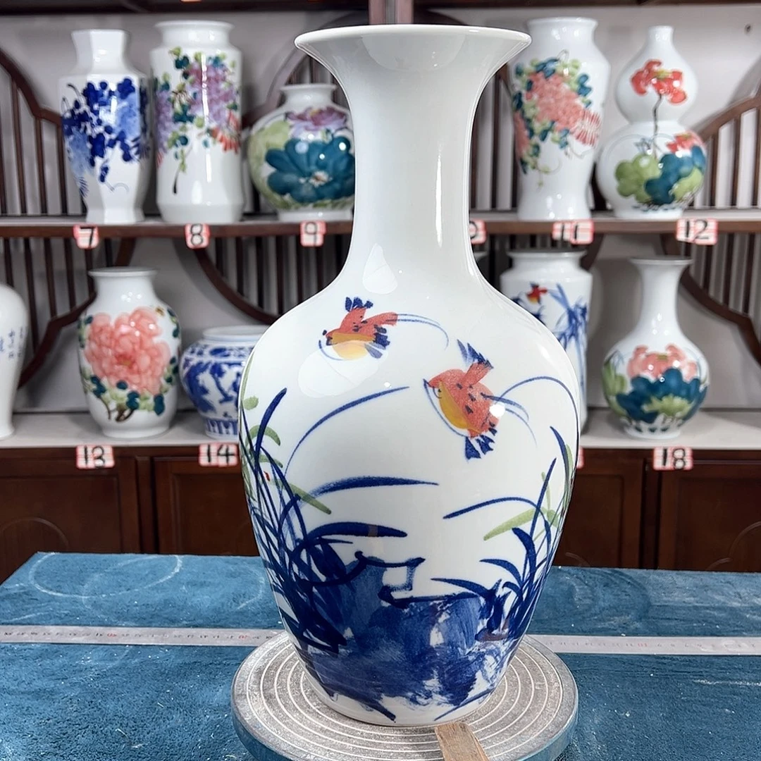 摆件景德镇陶瓷棒玉