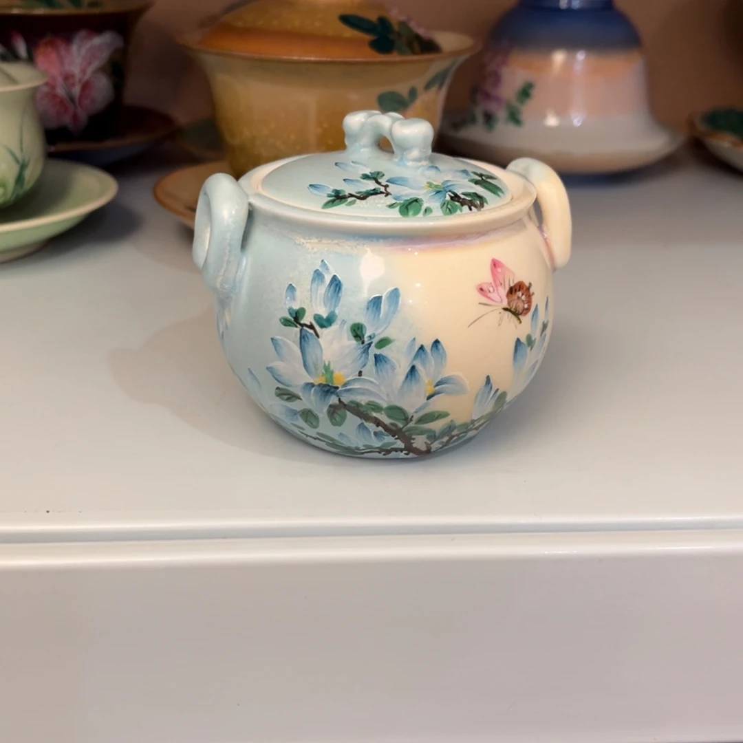 景德镇柴烧手工手绘陶瓷