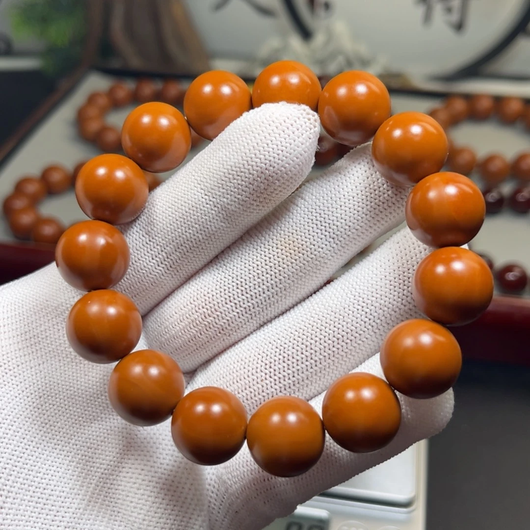 三***少手串橄榄核1.48+全品老树铁核 小孔 微瑕