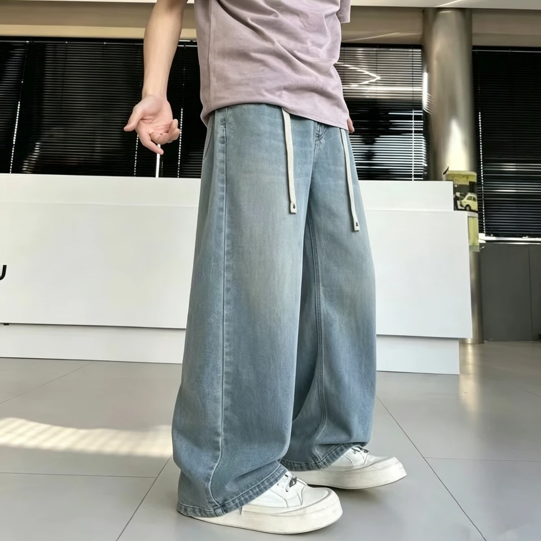 春款青少年后口袋凹凸印LDN牛仔裤 26092(170-190)