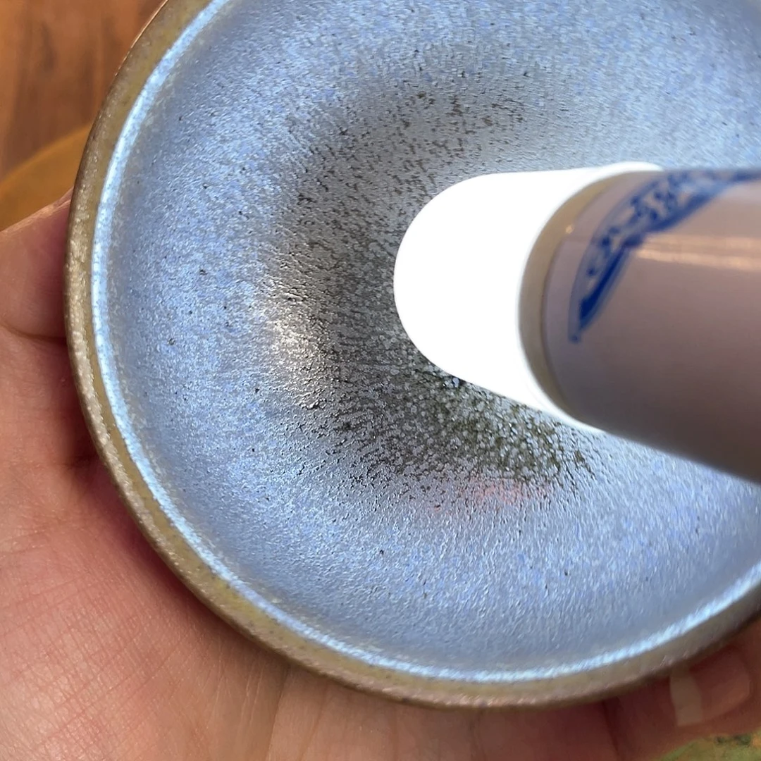 茶盏08 福临号建盏柴烧薄胎偏心