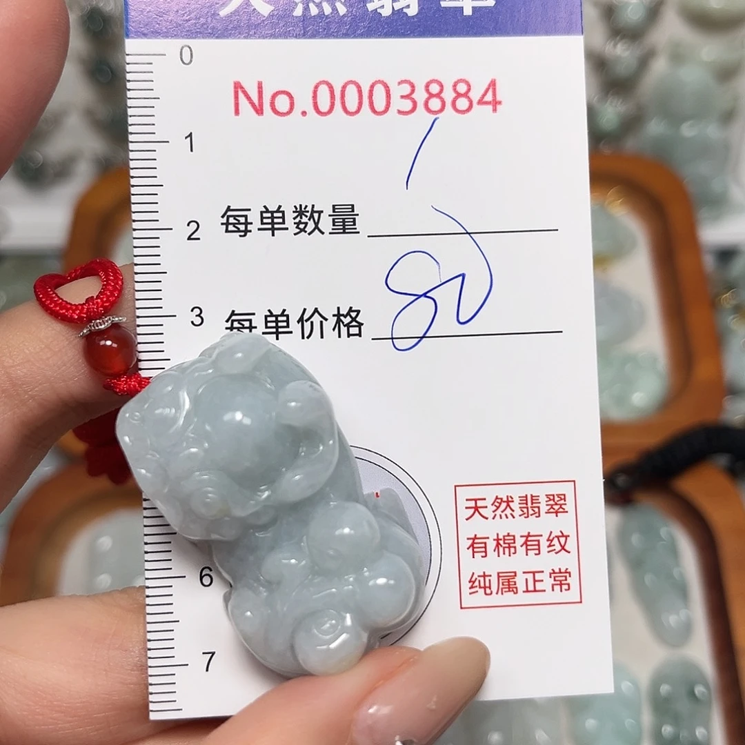 翡翠未镶嵌颈饰貔貅