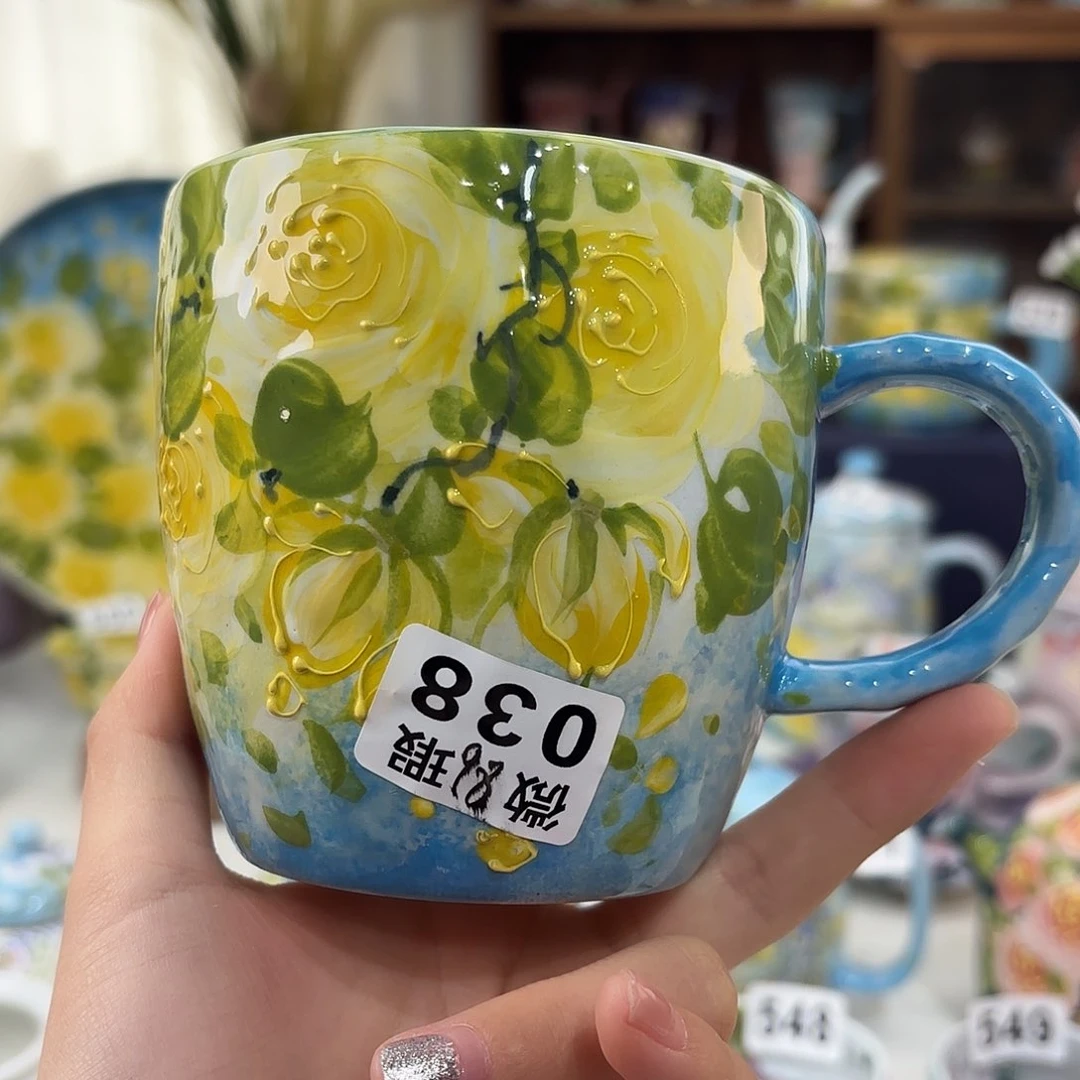 景德镇手绘高温釉下彩陶瓷茶具