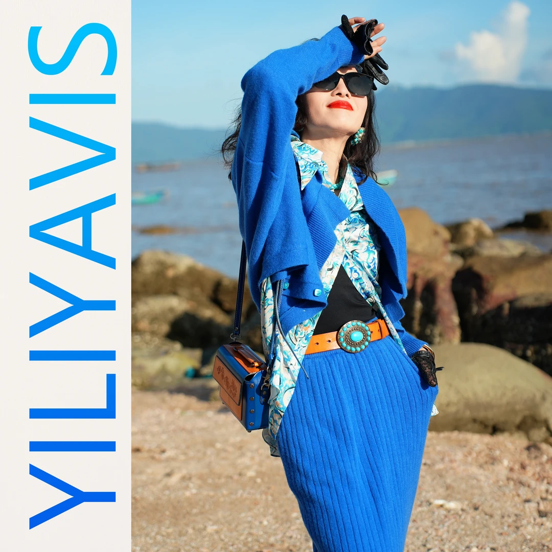 YILIYAVIS【茵蓝】高奢羊毛秋冬百搭时尚气质套装悦桐服饰直播间