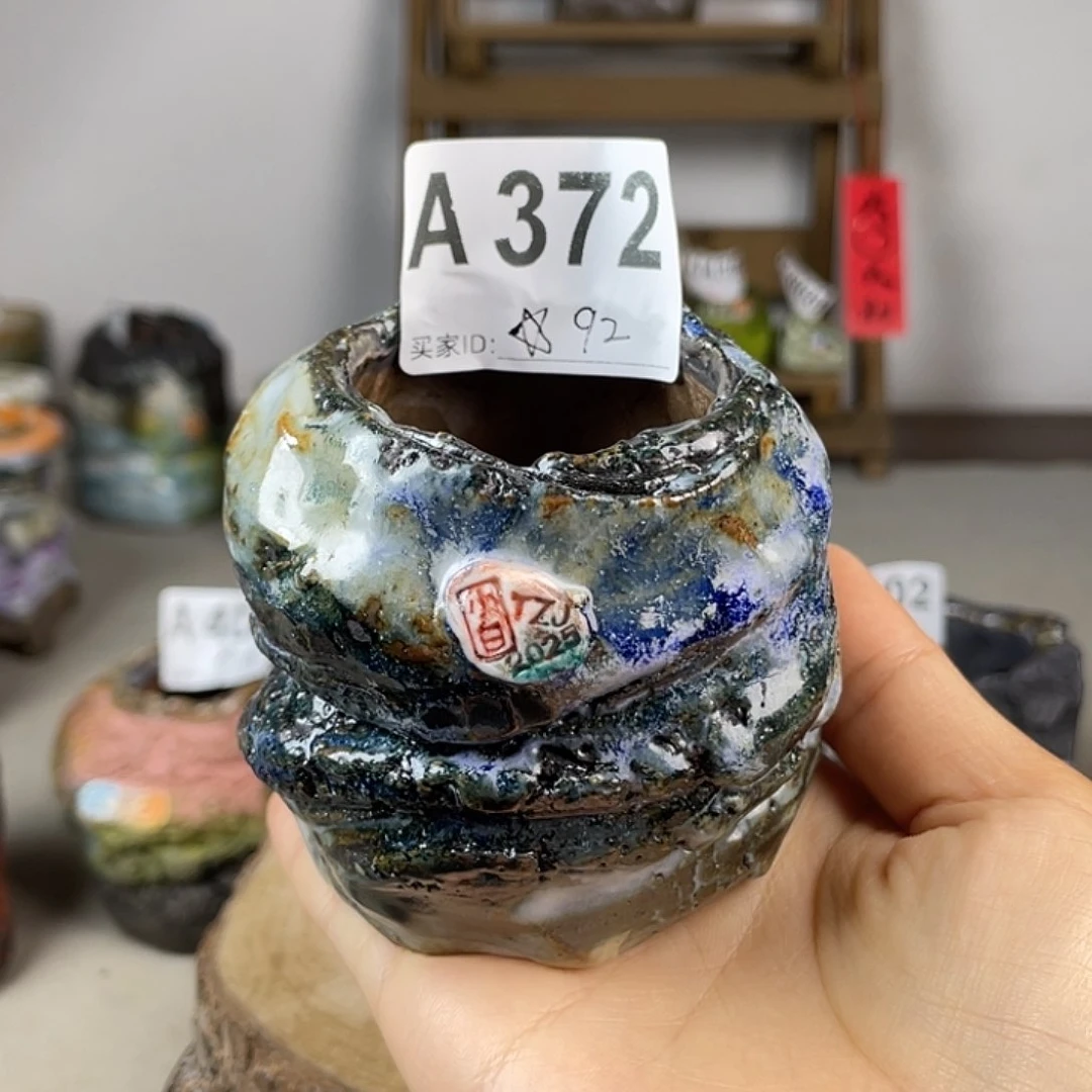 紫砂花盆无***瓜老杨孤品 微次