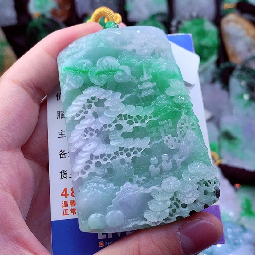 【闪购商品】翡翠颈饰未镶嵌挂件