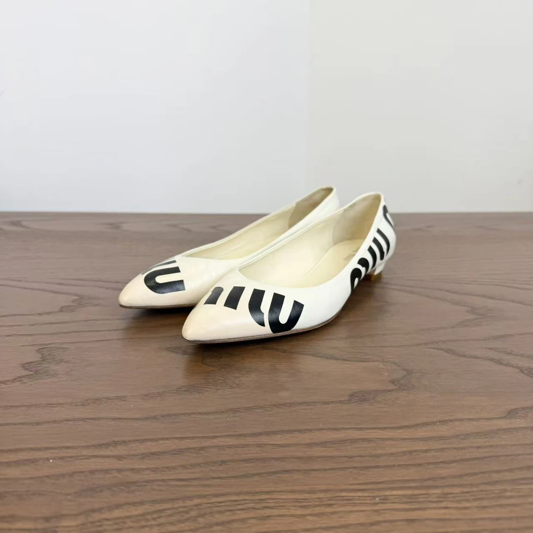 99新 MIU MIU/缪缪 缪缪鞋36码 dl