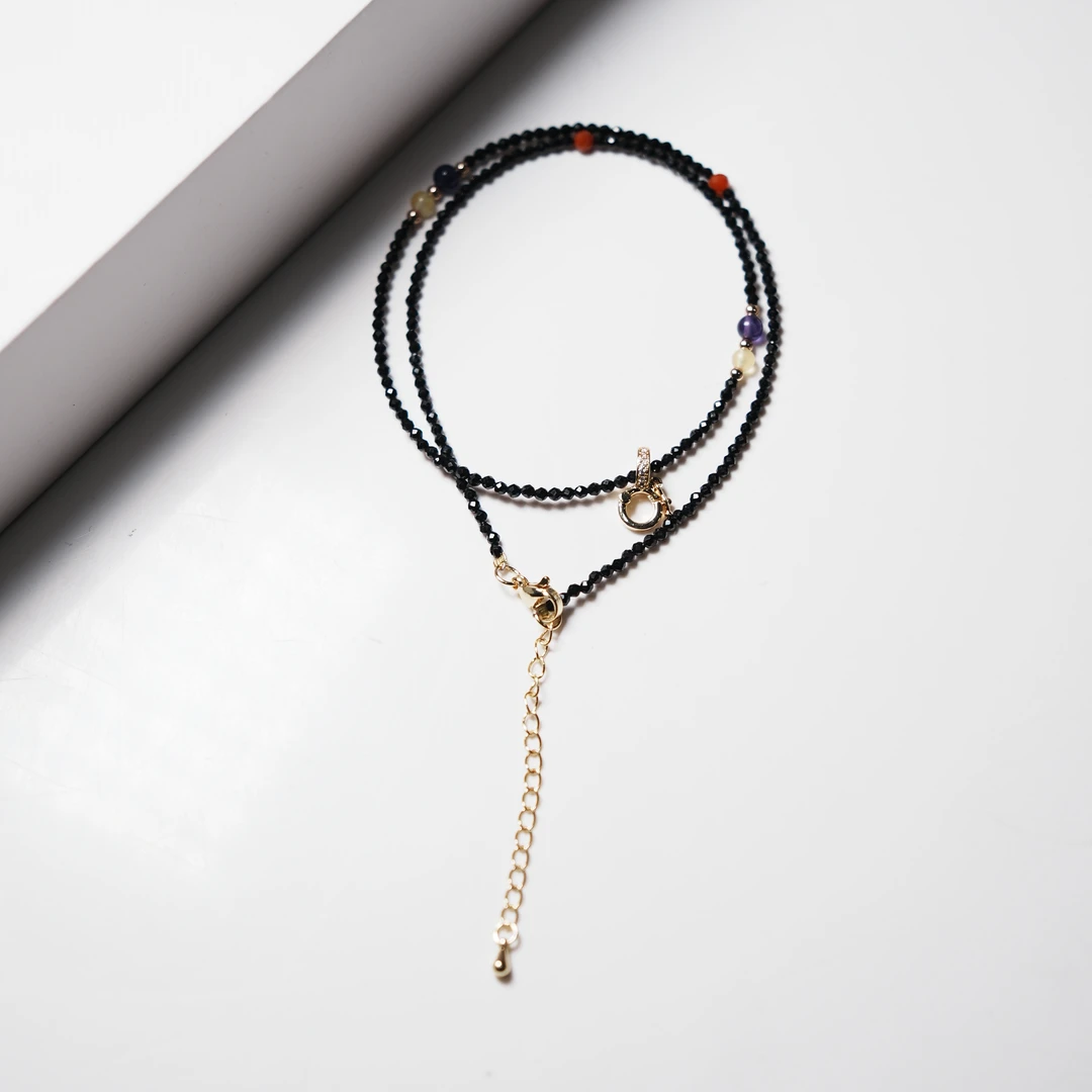 岚宫措 非金属树脂项链 藏地时尚项链（多样性发一）L660