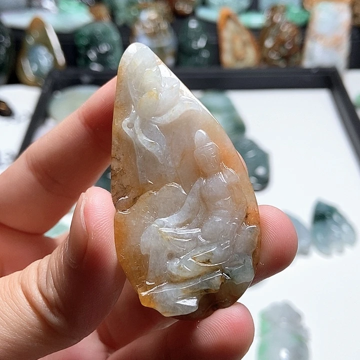 翡翠未镶嵌颈饰翡翠a货