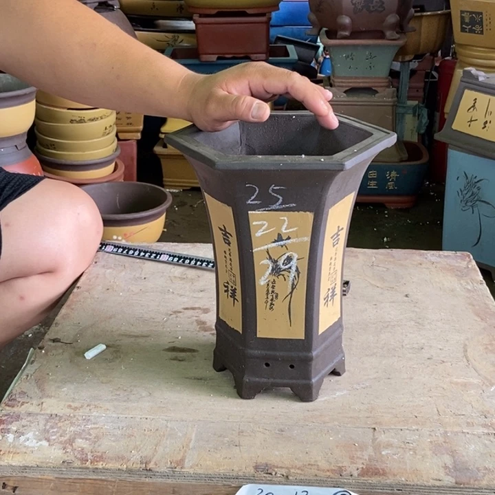 紫砂花盆紫砂紫砂