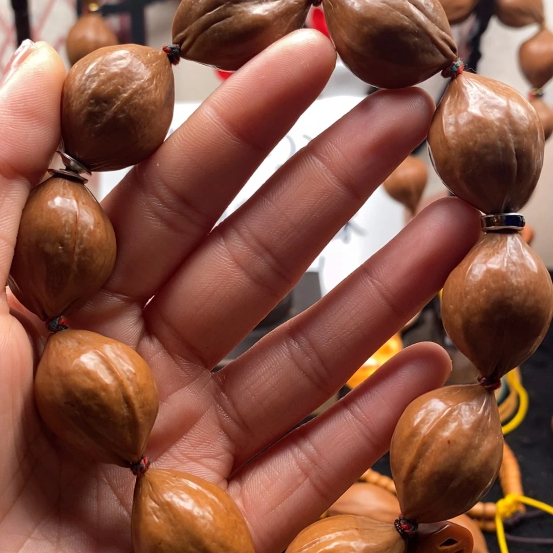 橄榄核手串/手链鸡血红2.0