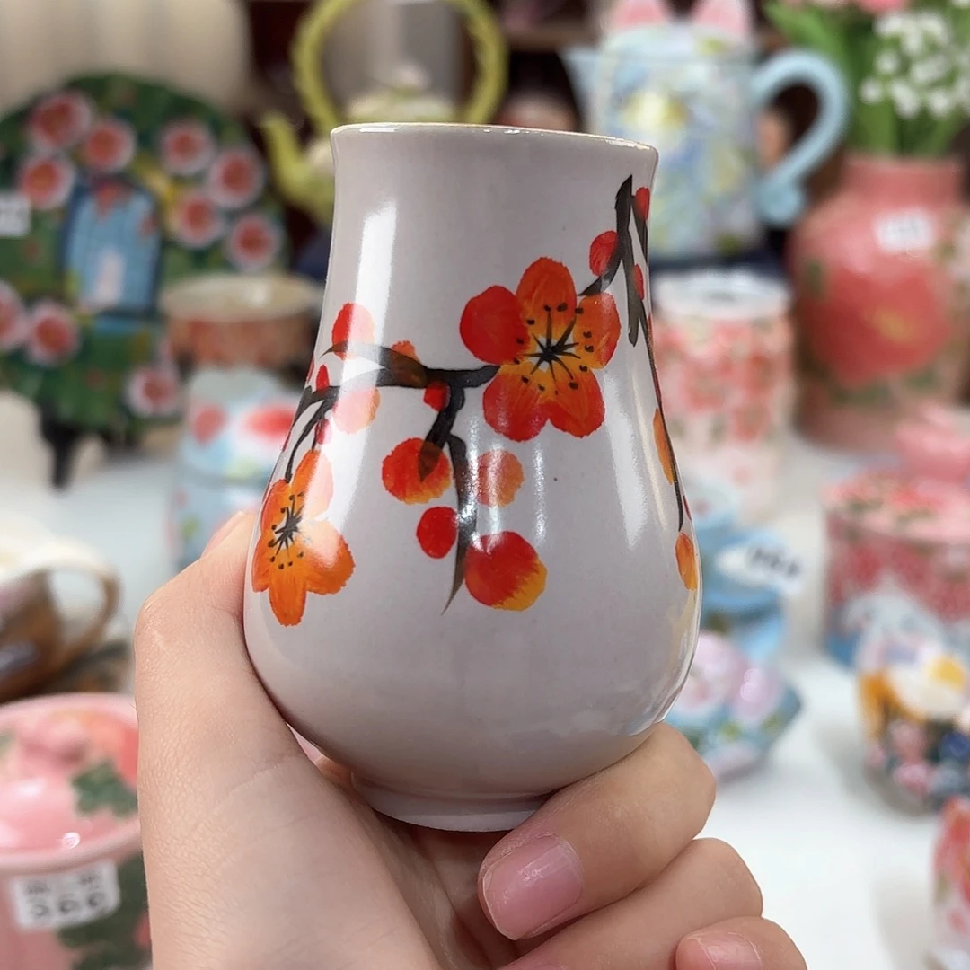 景德镇手绘高温釉下彩陶瓷茶具