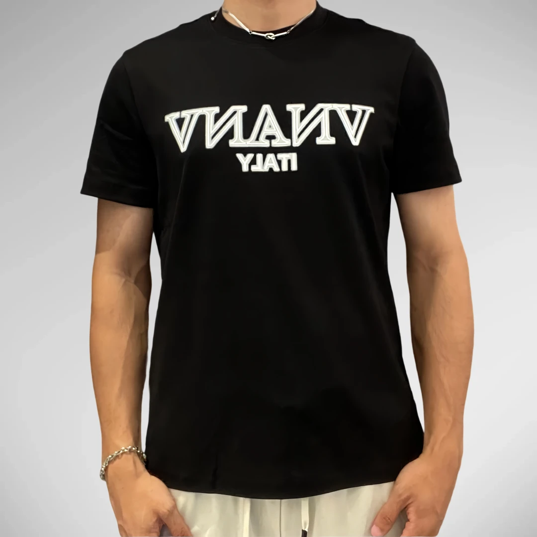 【VNANV】修身型标准短袖夏季常规款T恤休闲男装城市机能风