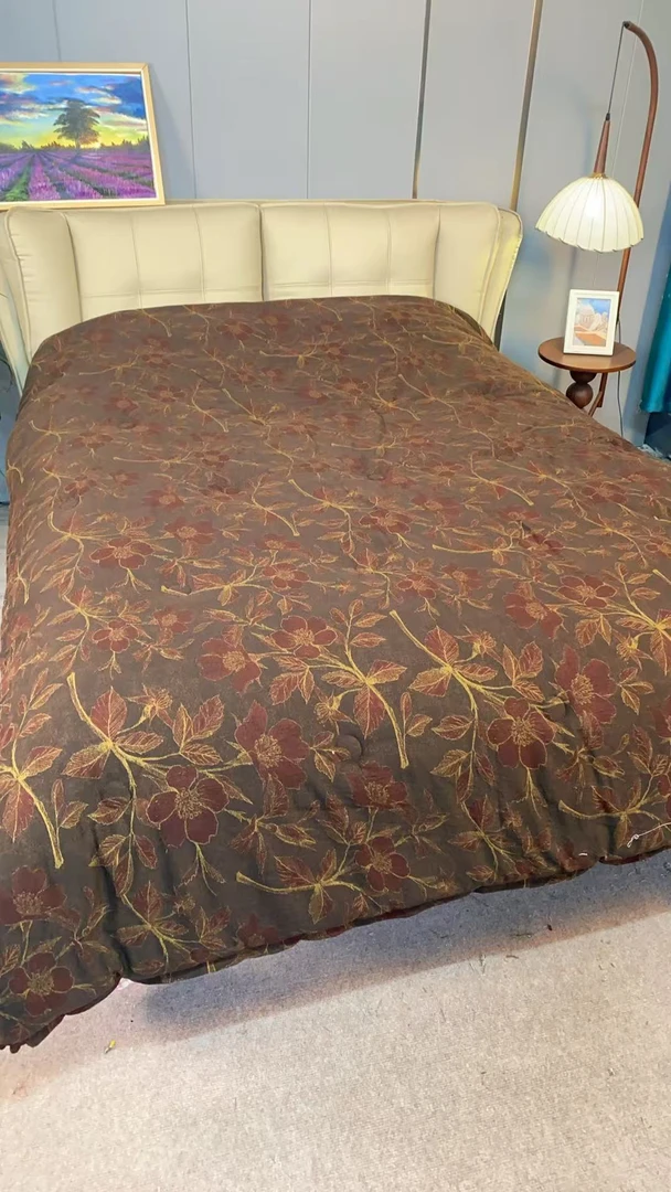 【暗香被套】200*230棉麻色织提花被罩