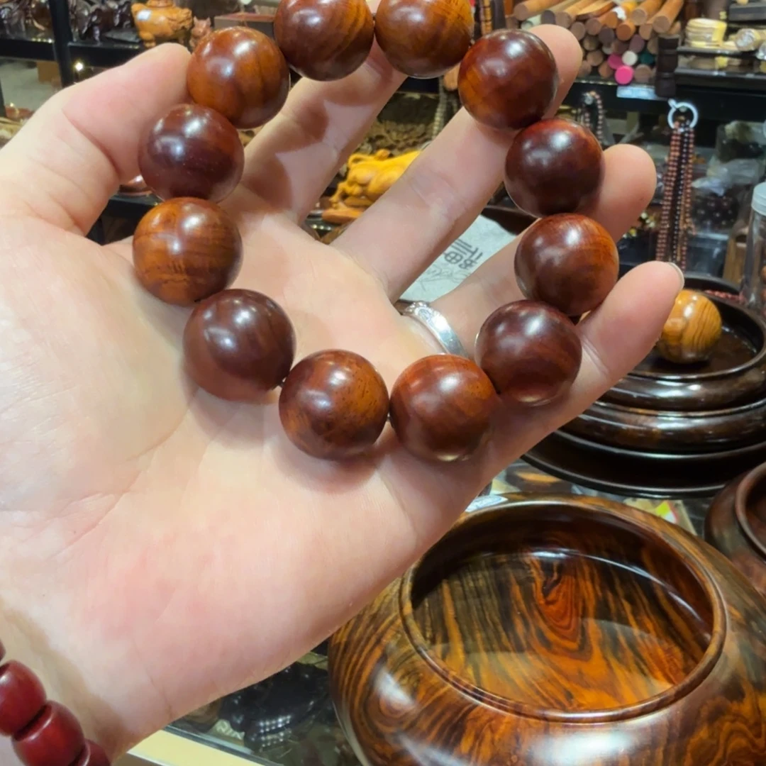 交趾黄檀（大红酸枝）手串黄泥色2.0