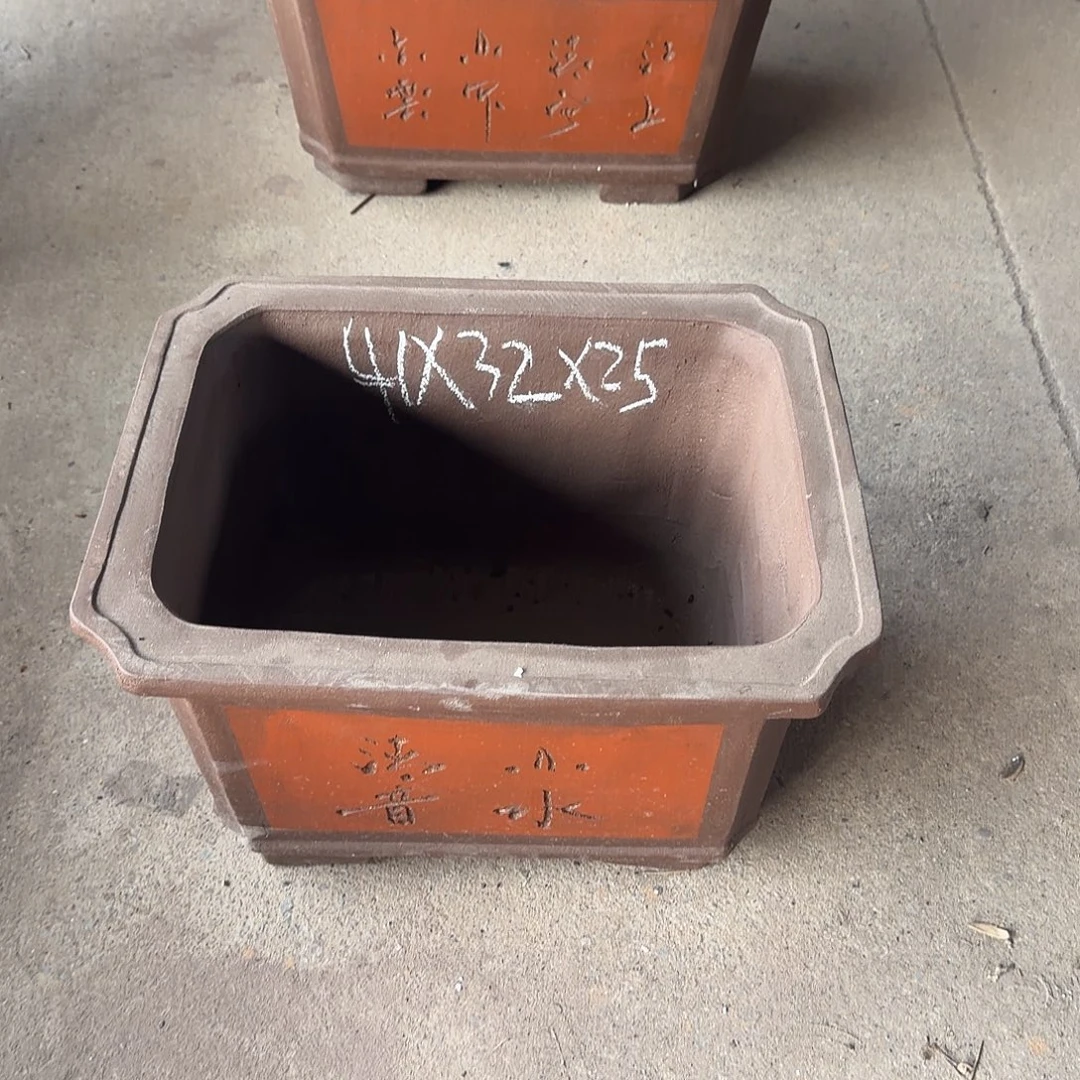 旅***游紫砂花盆中号加小号