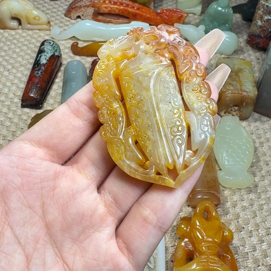 吊坠白玉菩提挂件