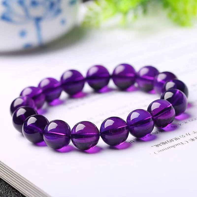非金属手链 2025年乙巳蛇年九离紫火紫手链紫手串转男女手串手链