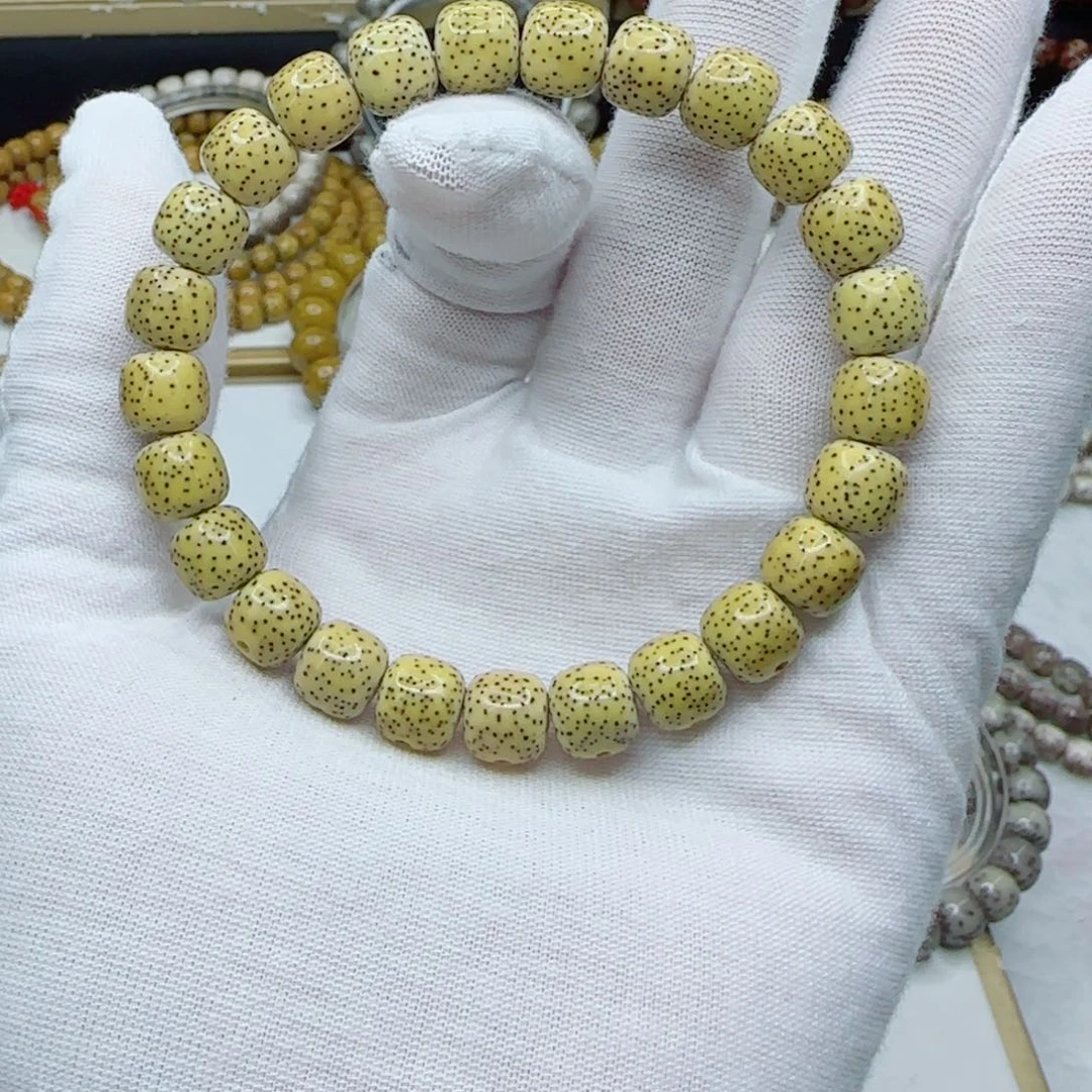 再***、星月菩提手串原白9×8双流白