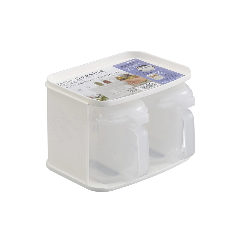 利快日本进口厨房调料储物单件家用神器调料盒调料瓶透明收纳盒