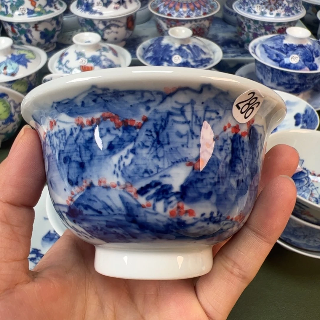 木木景德镇纯手工纯手绘茶具286