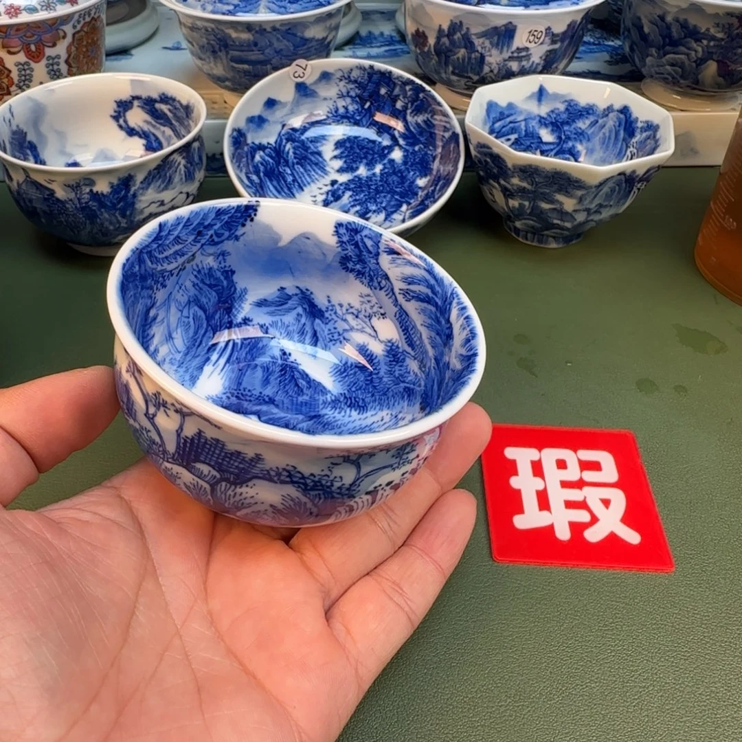 纯手工纯手绘茶具石头80